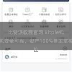 比特派教程官网 Bitpie钱包安全可靠，资产100%自主掌控