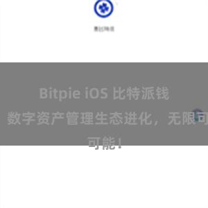 Bitpie iOS 比特派钱包：数字资产管理生态进化，无限可能！