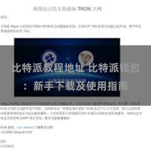 比特派教程地址 比特派钱包：新手下载及使用指南