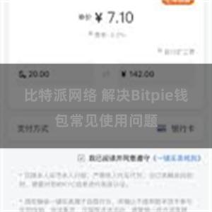 比特派网络 解决Bitpie钱包常见使用问题