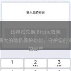 比特派兑换 Bitpie钱包：强大的隐私保护功能，守护您的资产