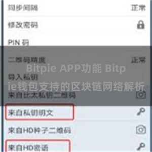 Bitpie APP功能 Bitpie钱包支持的区块链网络解析