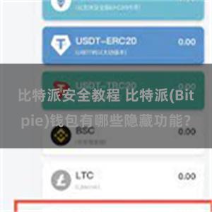 比特派安全教程 比特派(Bitpie)钱包有哪些隐藏功能？