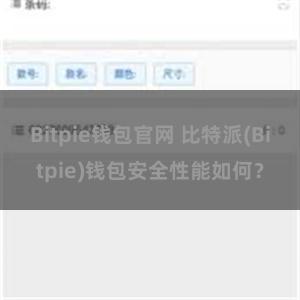 Bitpie钱包官网 比特派(Bitpie)钱包安全性能如何？