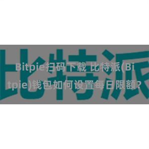 Bitpie扫码下载 比特派(Bitpie)钱包如何设置每日限额？