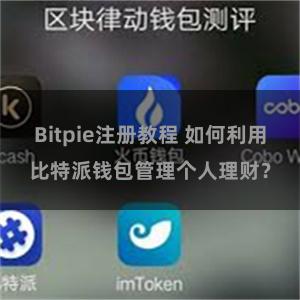 Bitpie注册教程 如何利用比特派钱包管理个人理财？