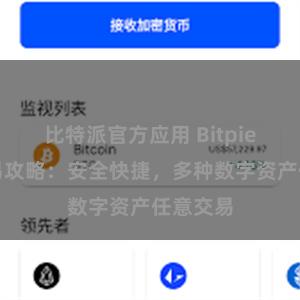 比特派官方应用 Bitpie钱包交易攻略：安全快捷，多种数字资产任意交易