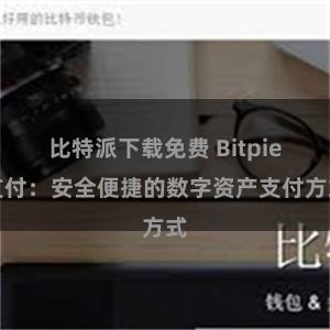 比特派下载免费 Bitpie支付：安全便捷的数字资产支付方式