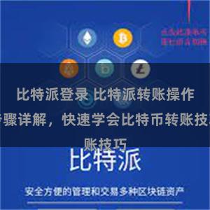 比特派登录 比特派转账操作步骤详解，快速学会比特币转账技巧